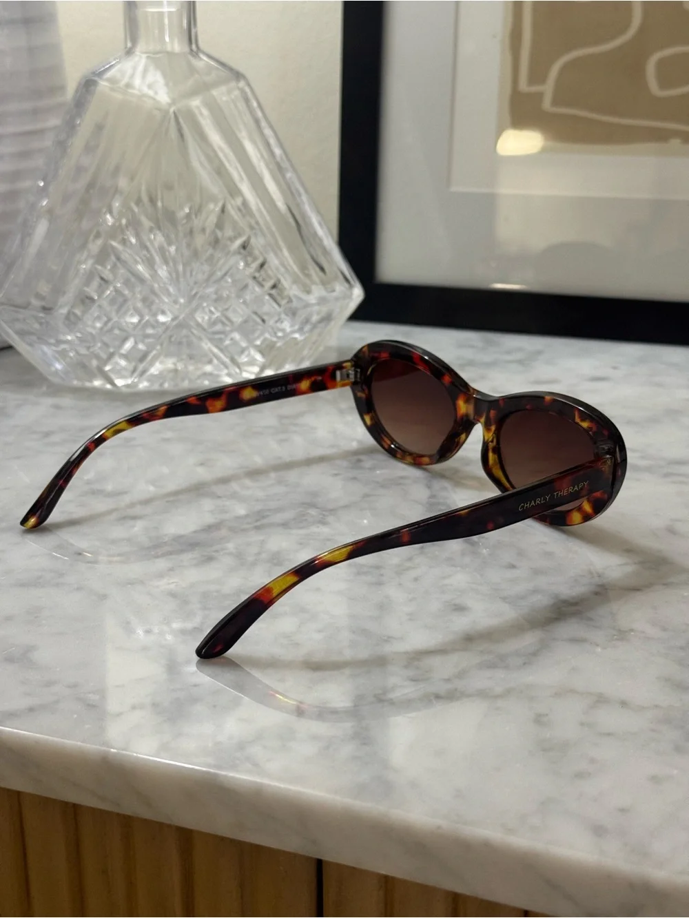 Charly Therapy Diana Sunglasses in Tortoise